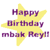 happy birthday rey