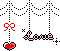 Love Heart Ribbon [ red ]