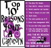 Top 10 Reasons You're a Capricorn