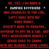 Vampire boyfriend highlinghts
