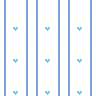 blue heart stripe