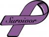 awareness ribbon purple