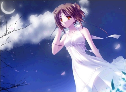 girl in the moonlight