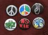 Peace buttons