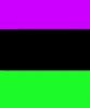 purple green black stripes