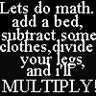math, clothes, bed, mulitply