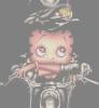 Betty Boop biker