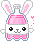 pinky girly rabbit~