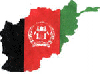 AFGhan flag+mape