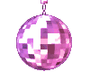 pink disco ball