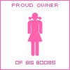 proud owner of big boobs