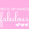 Hello my name is: