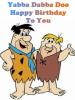 Yabba Dabba Doo Happy Birthday To You  Flintstones