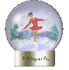 girl ice skater globe