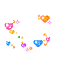 bubble hearts