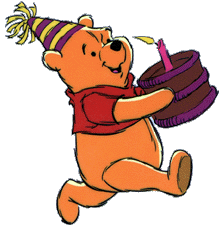 Pooh w/cake