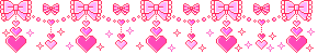 pink ribbons & hearts
