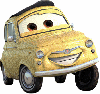 Disney Cars Luigi with Glitter