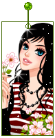 girl with flower