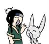 Haku and bunny