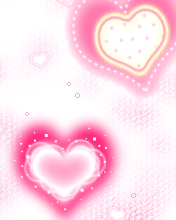 cute pink hearts