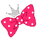 cute ribbon with a crown
