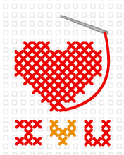 i love you sewing