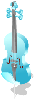 blue violin