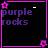 Purple rocks