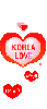korea love heart