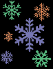 Colorful Snowflakes