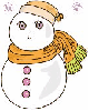 colourful snowman