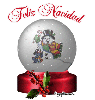 Feliz Navidad Globe