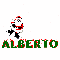 santa skating on Alberto