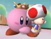 Peach Kirby with Toad