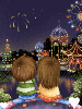 cute kawaii lil lovers at fireworks