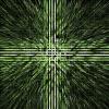 light green cyber goth