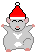 Grey Rat/Mouse Santa