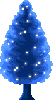 blue Christmas tree