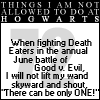 things not to do at hogwarts