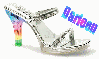 rainbow shoe