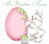 Easter Egg And Bunny
