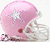 Cowboys Pink Helmet with Name