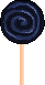 black lollipop