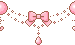 pink bow and beads