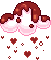 raining chocolate hearts